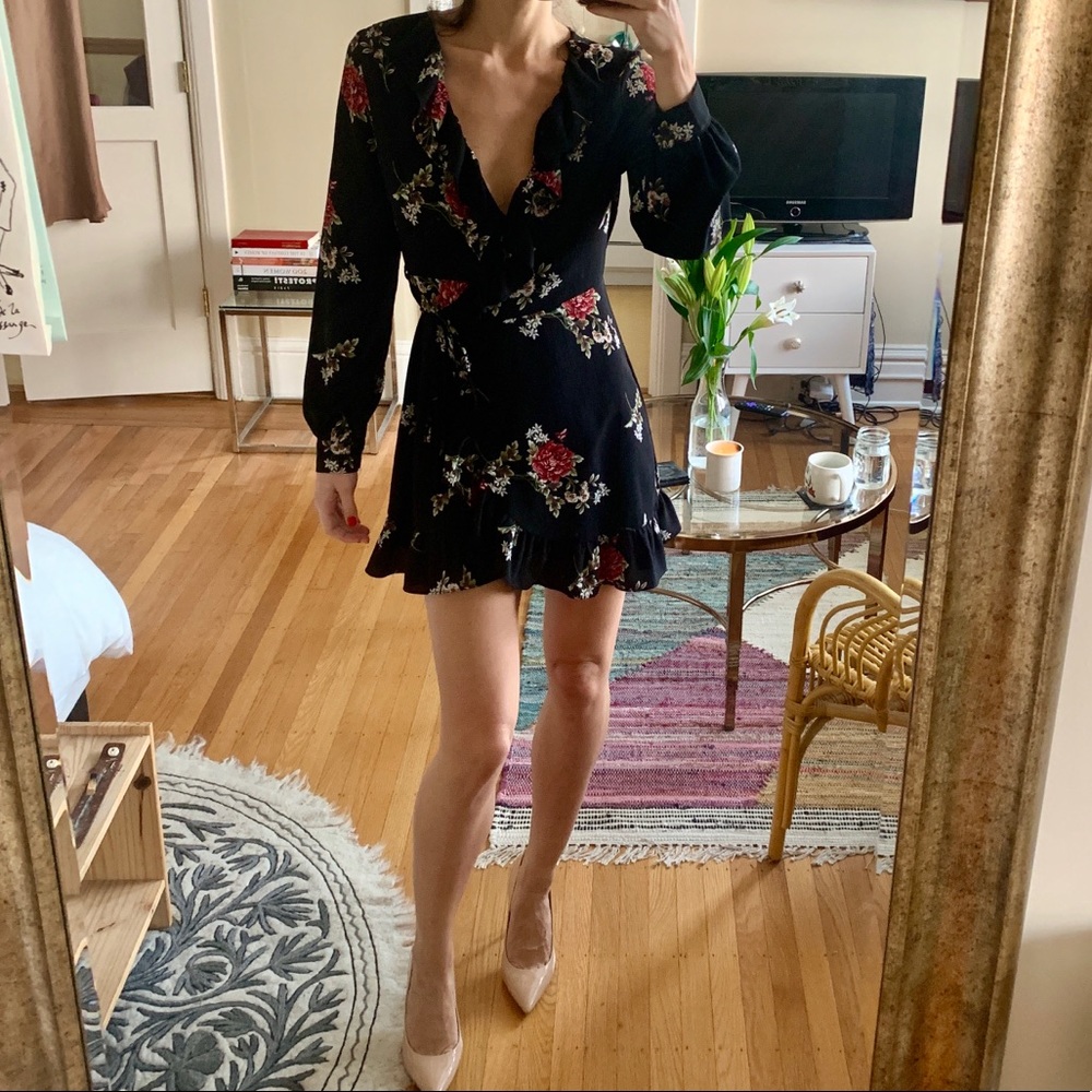 Mini floral dress